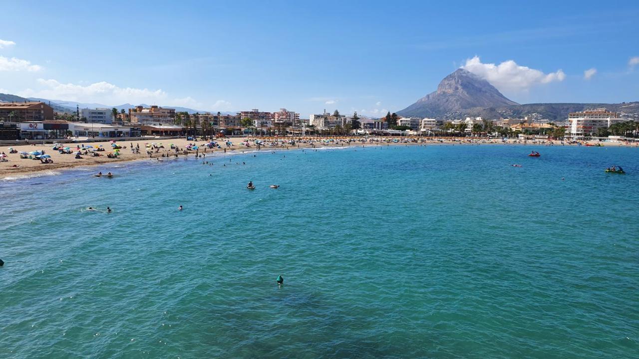 Modern Beach Studio Apartman Jávea Kültér fotó